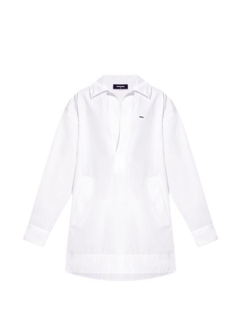 DSQUARED2 wingtip-collar mini dress