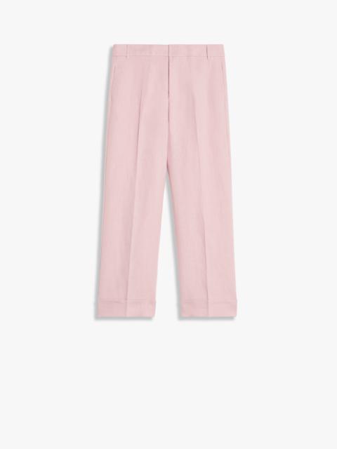 'S Max Mara SALIX Linen canvas palazzo trousers