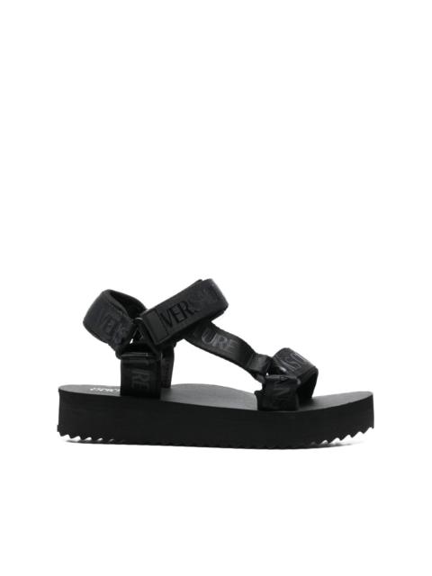 VERSACE JEANS COUTURE strappy platform sandals