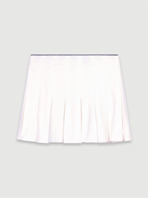 maje Short pleated skort