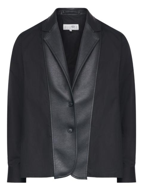 MM6 Maison Margiela contrast-lapel blazer