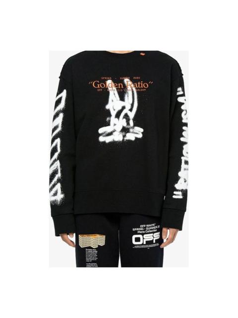 Off-White Off-White Harry The Bunny Graffiti Long Sleeve Sweater OMBA037R20E300091001