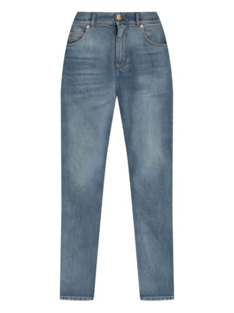 Balmain whiskering-effect jeans