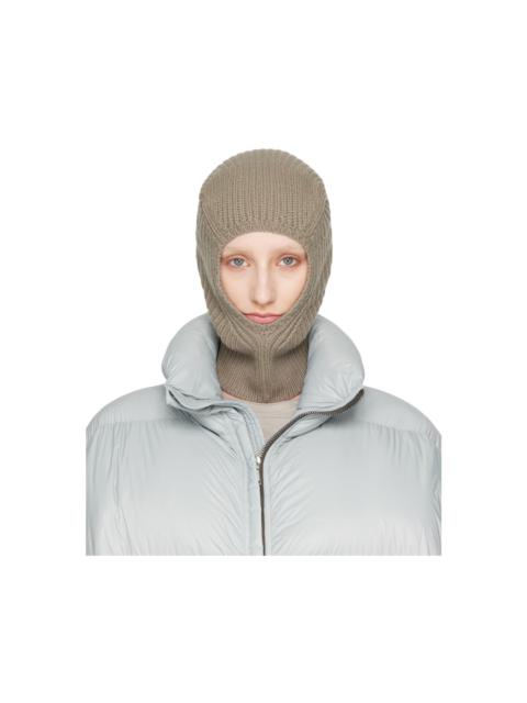 Rick Owens Gray Porterville Sphinx Skull Balaclava