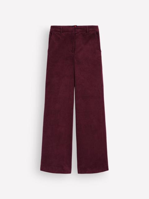 BODEN Belgravia Cord Pants-Dark Crimson