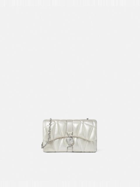 VERSACE Kleio Metallic Quilted Mini Bag