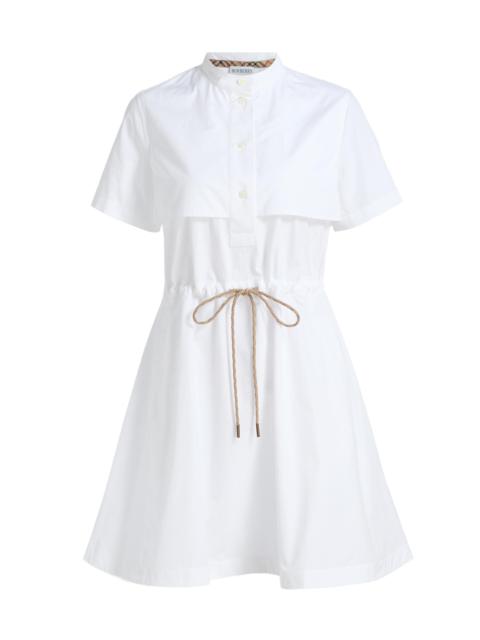 Burberry Women's Isotta Cotton Poplin Minidress - Optic White