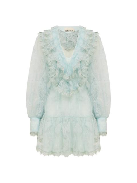 ALÉMAIS Winifred Lace Mini Dress