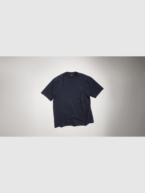 GUCCI Cotton silk jersey T-shirt with embroidery