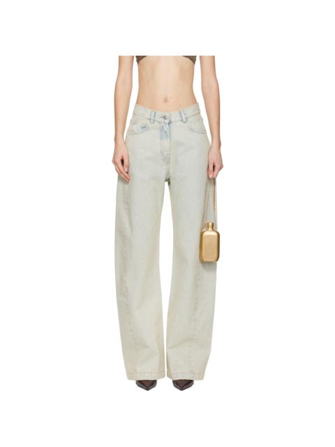 Calvin Klein Collection Blue Loose Jeans
