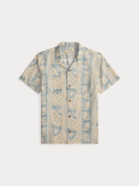 RRL by Ralph Lauren Floral-Paisley Linen-Cotton Shirt