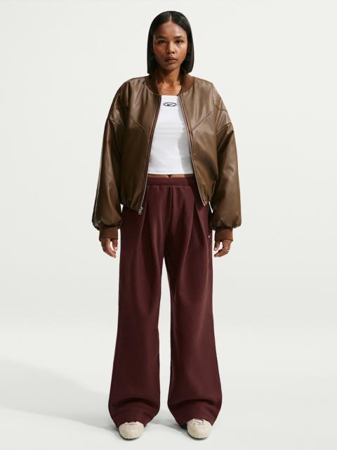 Nike Nike Studio Fleece Heavyweight Women's Oversized High-Waisted Pleated Open-Hem Pants