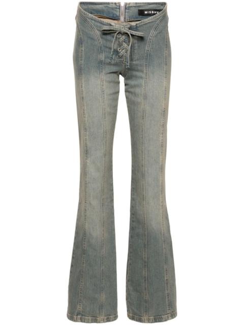 MISBHV Lara lace-up jeans