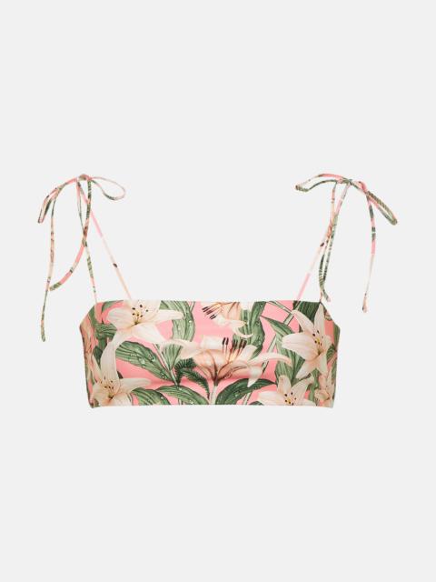 Agua by Agua Bendita Primavera floral bikini top