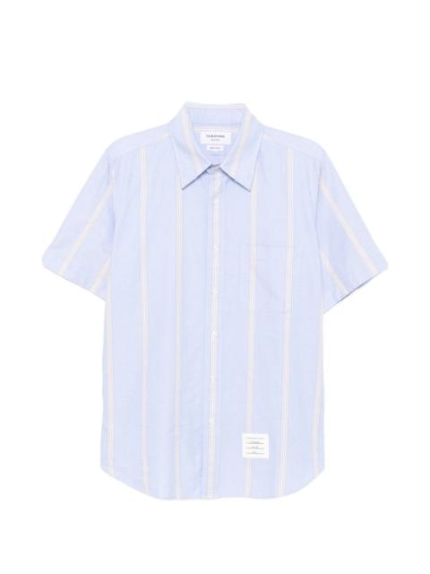 Thom Browne striped short-sleeve shirt