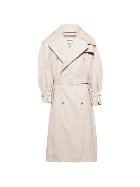 HED MAYNER belted trench coat