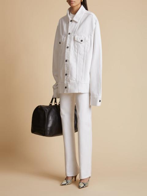 KHAITE The Grizzo Jacket in White