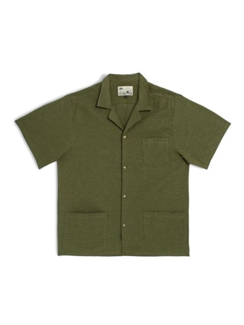 Bather Olive Linen Traveler Shirt