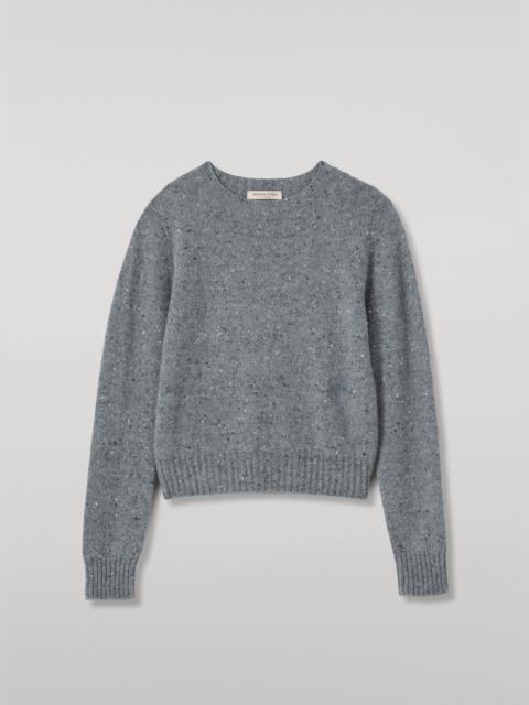 Johnstons of Elgin Cairn Grey Donegal Cashmere Jumper