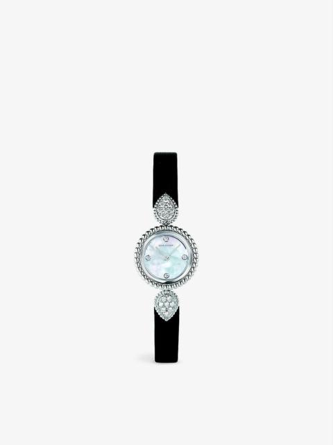 Boucheron WA015701 Serpent Bohème stainless-steel and 0.56ct diamond quartz watch