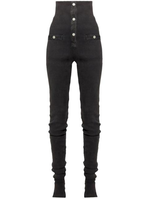 THE ATTICO button-up skinny trousers