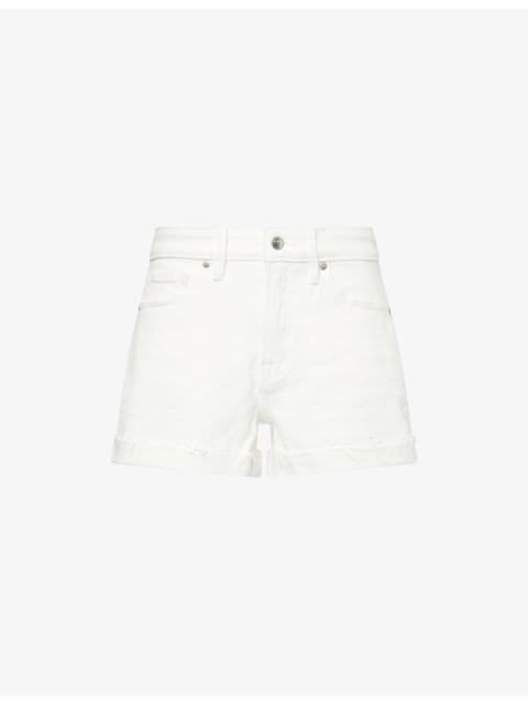 GOOD AMERICAN Good Girlfriend Denim Shorts