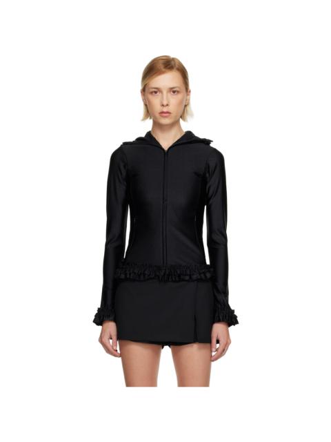 SANDY LIANG Black Parsnip Zip Hoodie