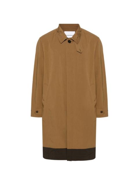 classic-collar concealed-fastening parka