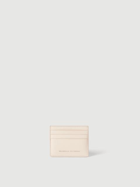 Brunello Cucinelli Grained leather card case