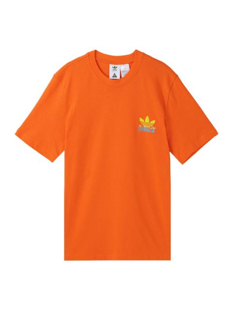 adidas originals x PALACE Crossover Alphabet Round Neck Short Sleeve Unisex Orange HM9200