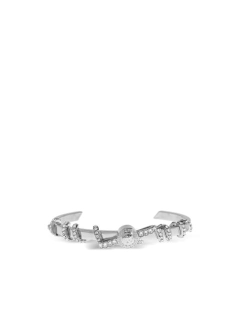 VERSACE Gianni crystal-embellished bracelet