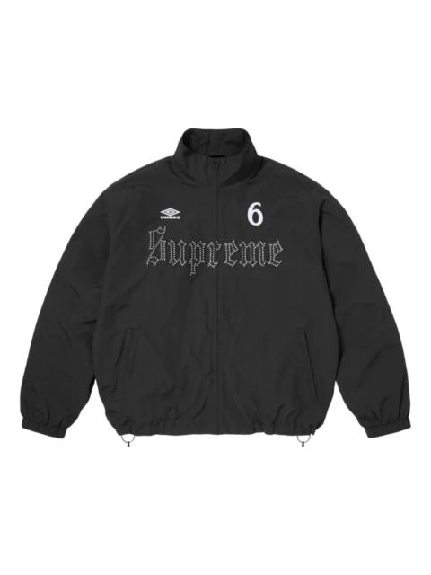 Supreme Supreme x Umbro SS26 Rhinestone Track Jacket 'Black' SUP-SS26-331-BLK