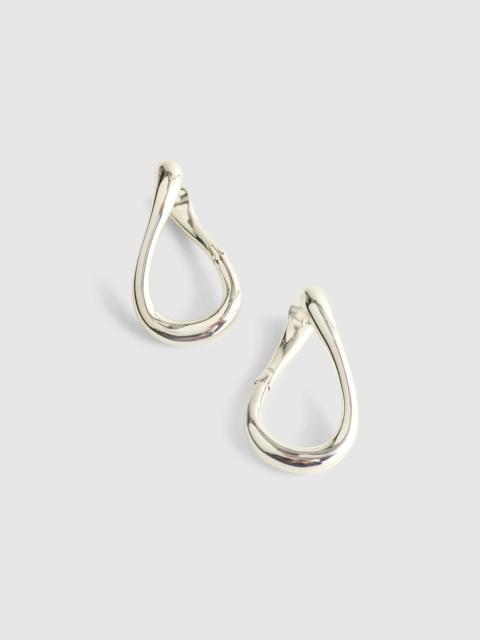 Madewell Front-Back Twisted Large Hoop Earrings