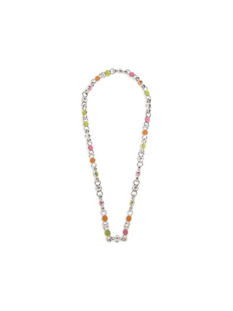 CASABLANCA silver-tone chain necklace