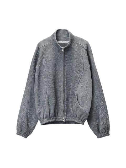 Alexander Wang leather track jacket
