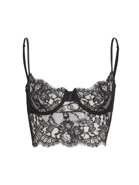 KIKI DE MONTPARNASSE Women's Camille Longline Bra - Black