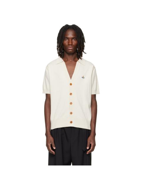 Vivienne Westwood Off-White Polo Cardigan
