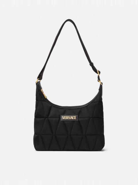 VERSACE Versace Myth Quilted Hobo Messenger Bag