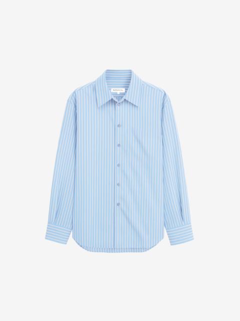 The Frankie Shop Peri Fluid Shirt - Blue/White Stripe