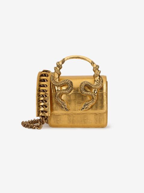Roberto Cavalli Serpentine Top Handle Bag
