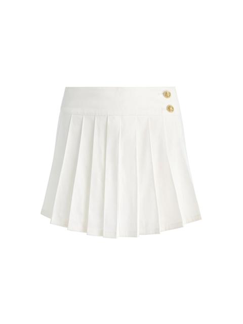 Alice + Olivia NOAH LINEN MINI SKORT
