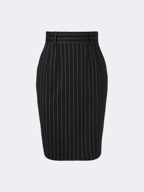 Dolce & Gabbana Pinstriped wool pencil skirt
