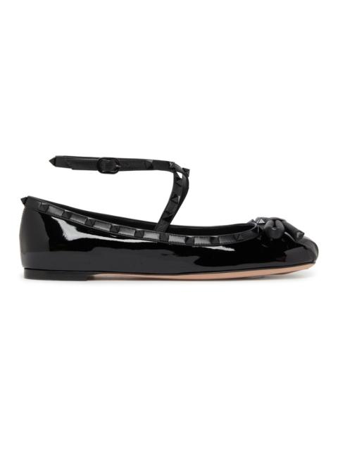 Valentino Rockstud leather ballet flats