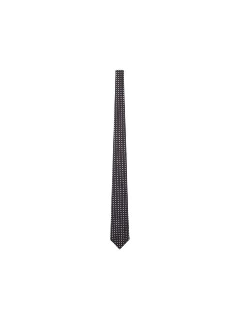 TOM FORD geometric-pattern silk tie