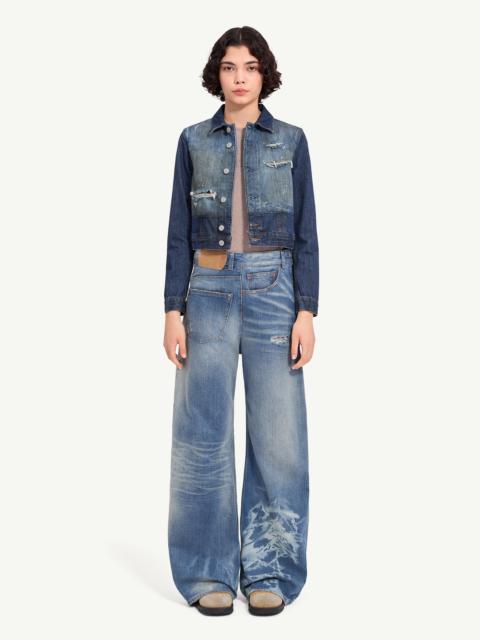 MM6 Maison Margiela Cropped denim jacket