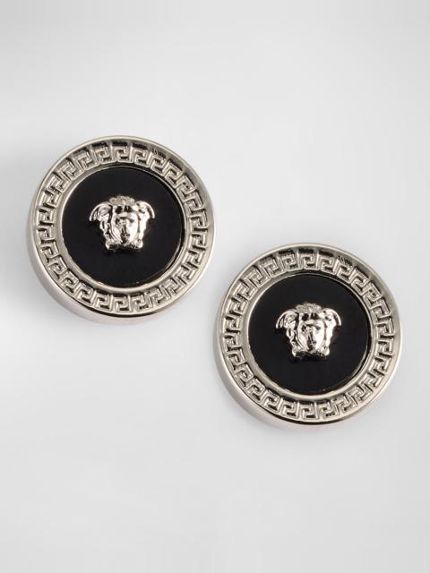 VERSACE Men's Tribute Medusa Head Stud Earrings
