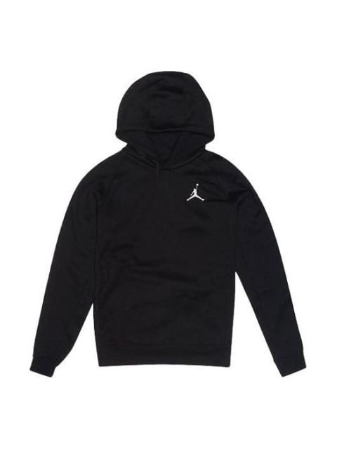 Men's Air Jordan Chest Embroidered Logo Athleisure Casual Sports Black 823067-010