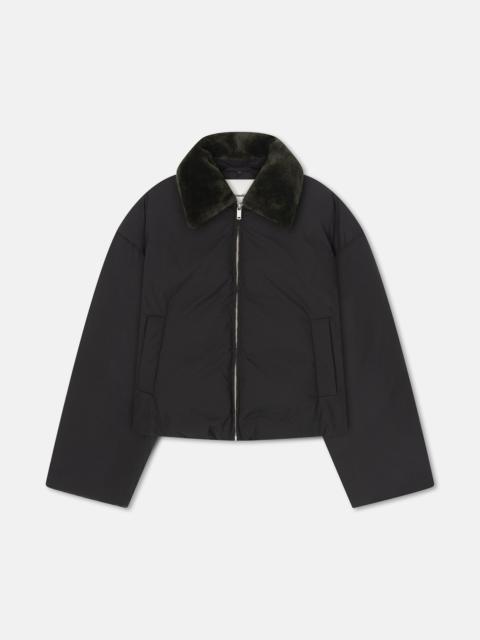Nanushka Faux Fur and Tech Nylon Jacket