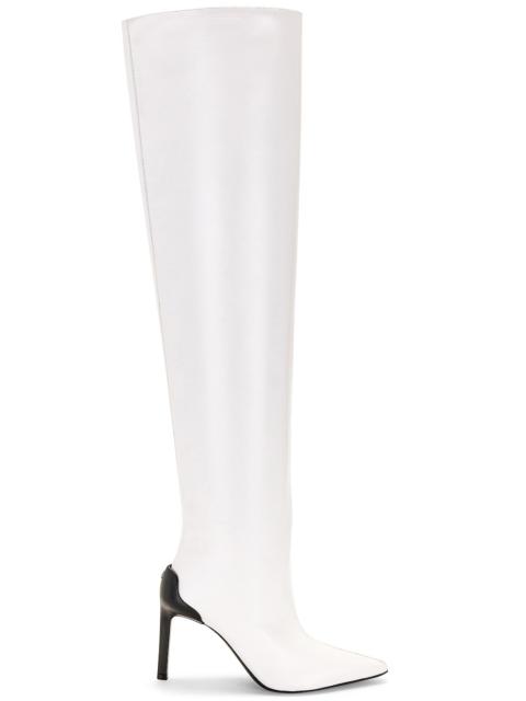 courrèges Sharp Leather High Boots