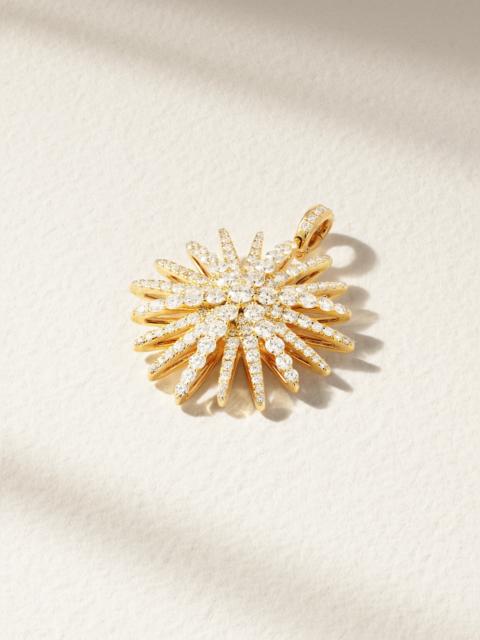 DAVID YURMAN Starburst Xl 18-karat Gold Diamond Pendant